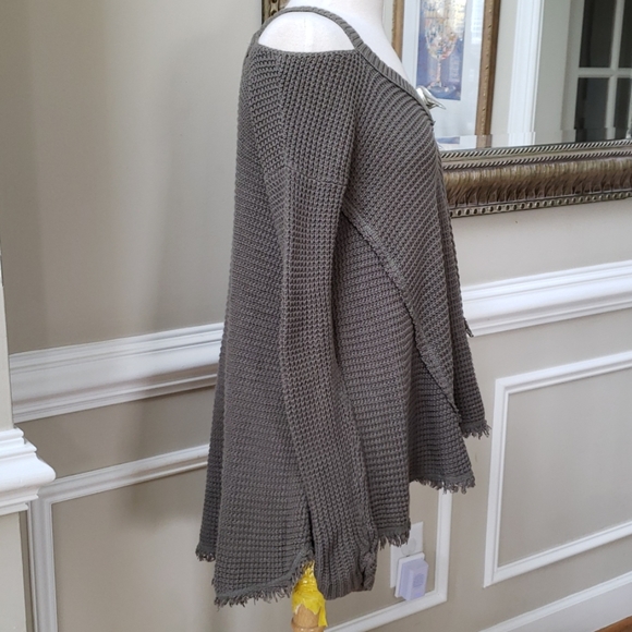 Free People Moonshine V Cold Shoulder Sweater - Picture 5 of 8